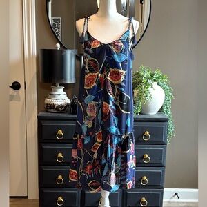 FINN & GRACE Tiered Tassel Tie Boho Dress Size Small